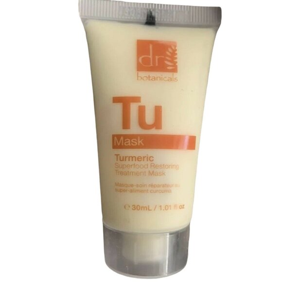 Dr Botanicals Tu Mask Turmeric Superfood Restoring Treatment Mask 1.01oz 30ml - Picture 1 of 2